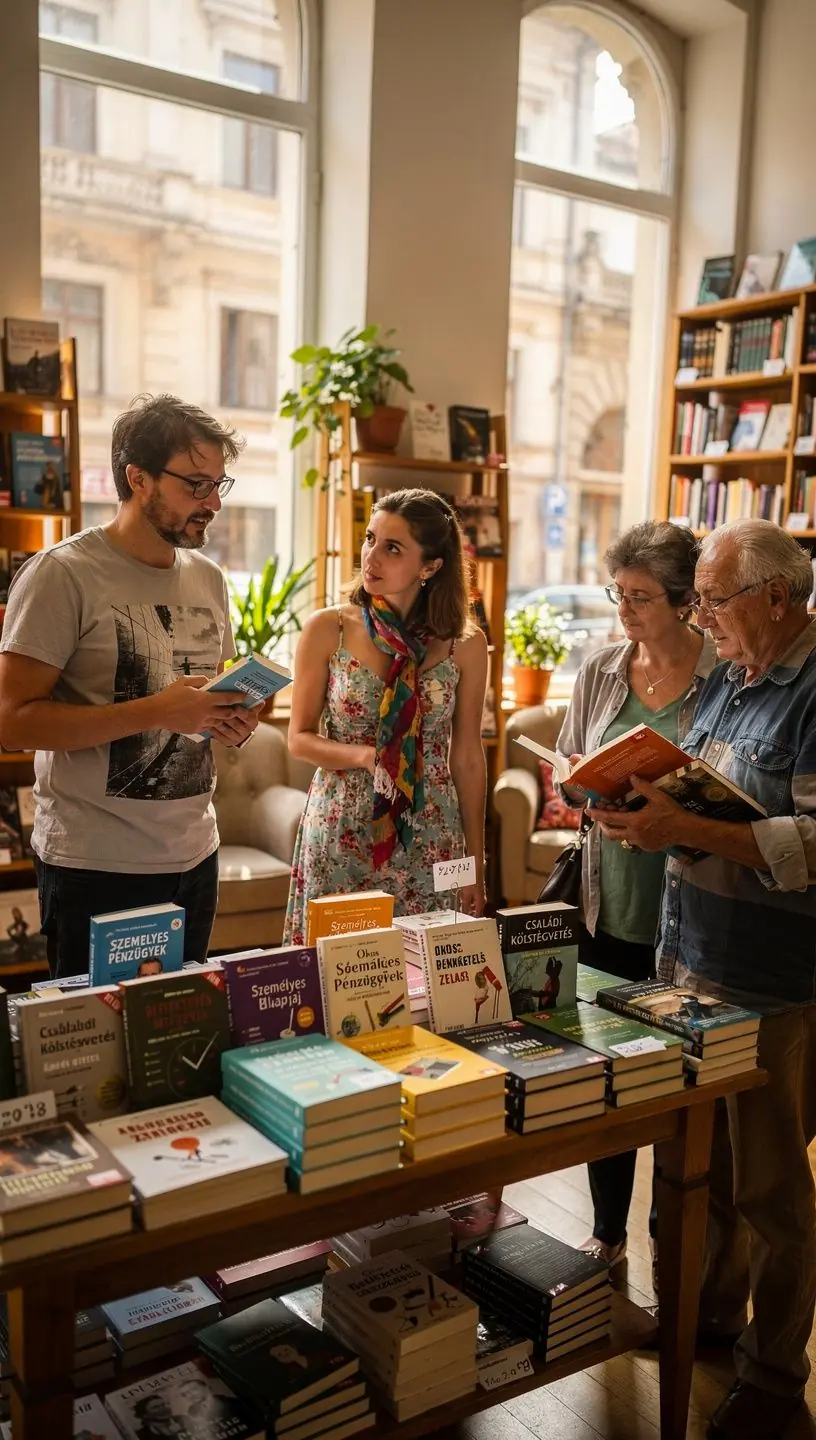 Csoport emberekről, akik egy költségvetési klub megbeszélésén aktívan részt vesznek.